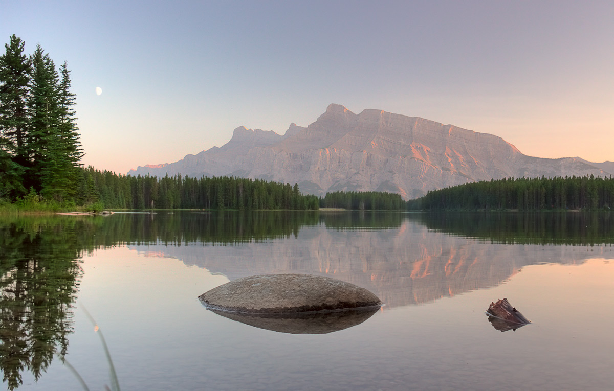 photo "Two Jack Lake. Banff National Park" tags: landscape, mountains, sunset