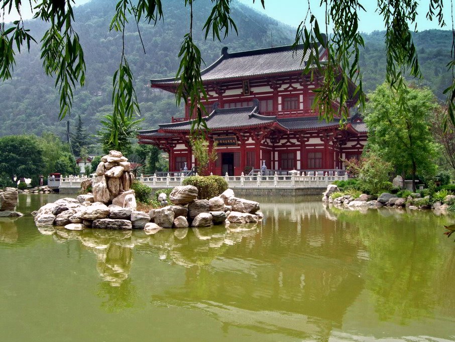 фото "the imperial bathhouses near Sian." метки: архитектура, путешествия, пейзаж, Азия