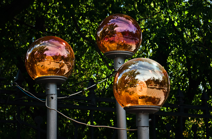 photo "The Tambov lanterns" tags: city, fragment, 