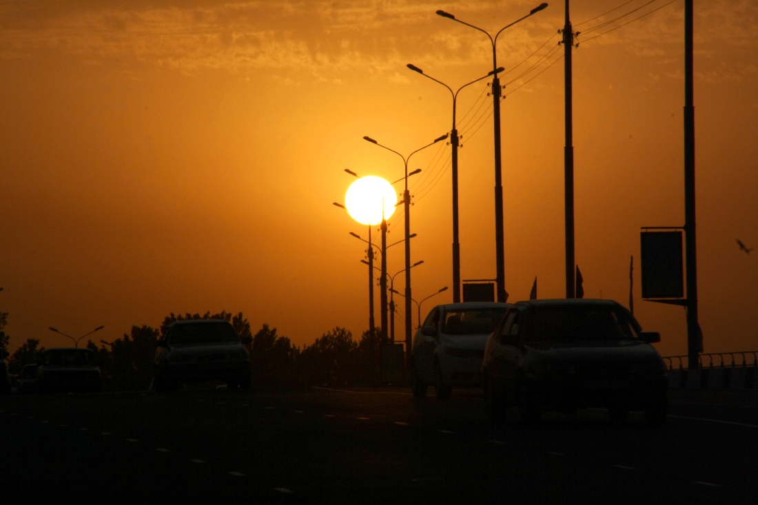 photo "***" tags: landscape, city, sunset