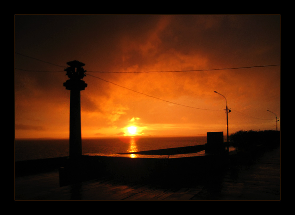 photo "***" tags: landscape, clouds, sunset