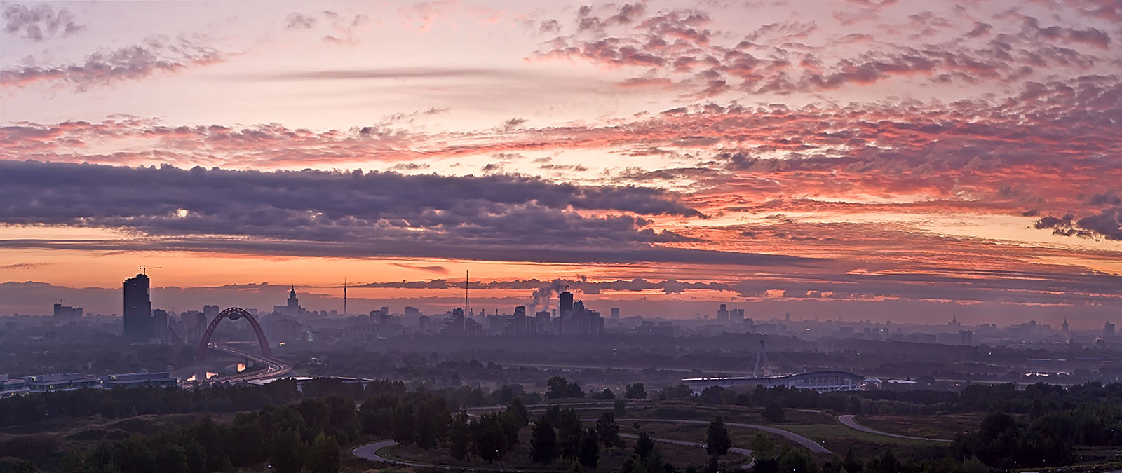 photo "Moscow sunrise" tags: landscape, sunset