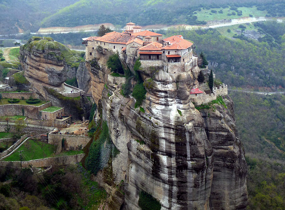 фото "Meteora - монастырь Варлаама или Всех  Святых" метки: пейзаж, 