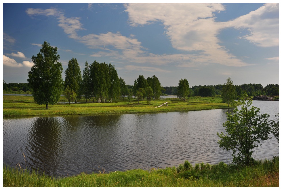 photo "Meadows - Bank" tags: travel, landscape, summer