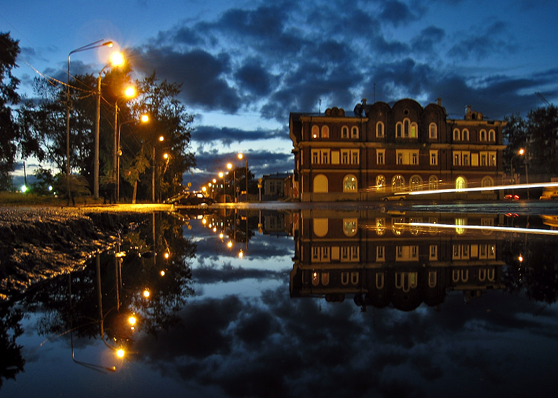 photo "***" tags: landscape, city, night