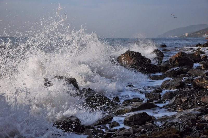 фото "брызги чёрного моря 2009" метки: пейзаж, вода