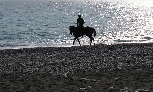 фото "Джигит проскакал на коне" метки: пейзаж, жанр, вода