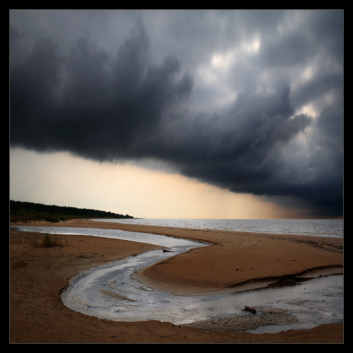 фото "Гроза над морем" метки: пейзаж, вода, облака