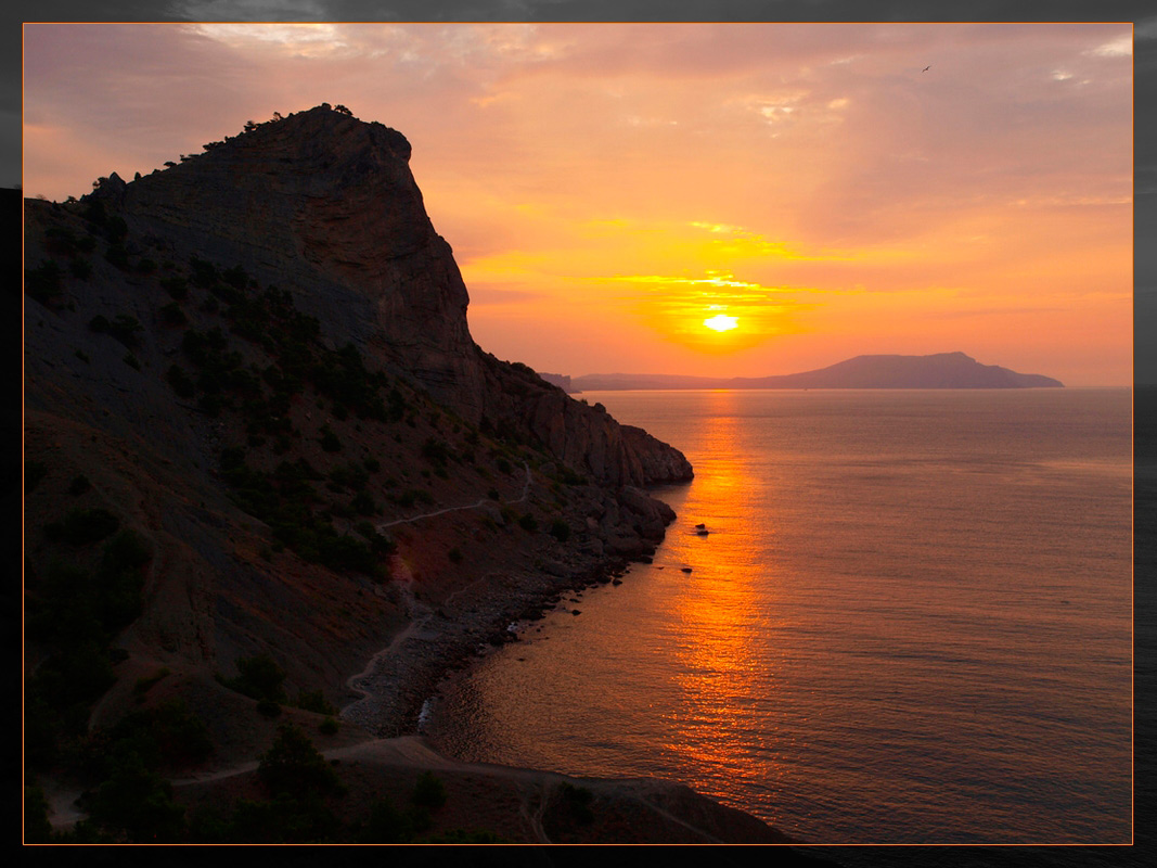 photo "***" tags: landscape, sunset, water
