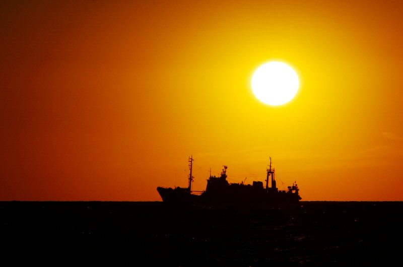 photo "Star of the fisherman" tags: landscape, sunset, water