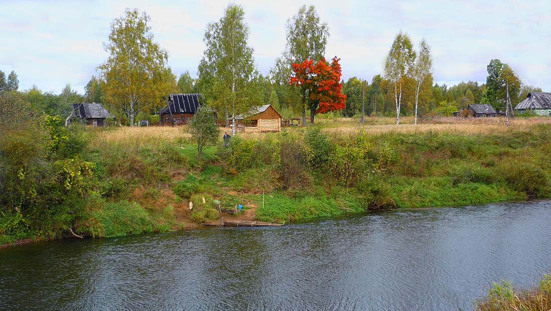 фото "Деревенька" метки: пейзаж, осень