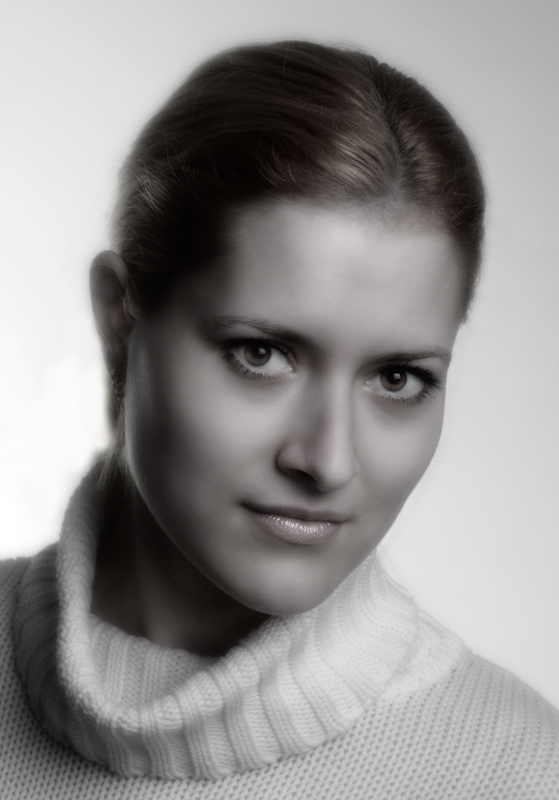 photo "portrait" tags: portrait, black&white, woman