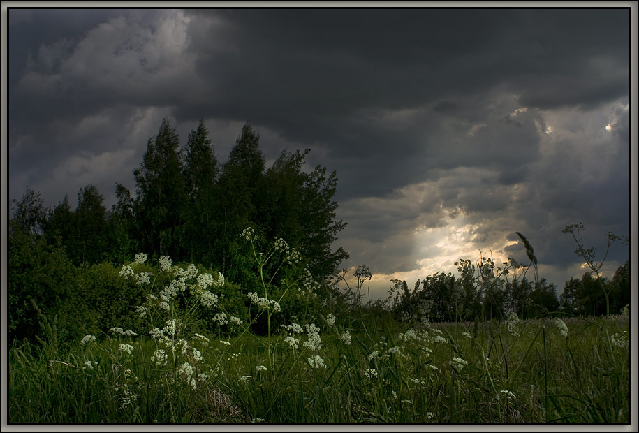 photo "Story about the rain cloud" tags: landscape, autumn, clouds