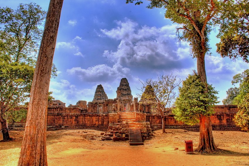 фото "вход в Banteay Srei, Анкор, Камбоджия." метки: архитектура, путешествия, пейзаж, Азия