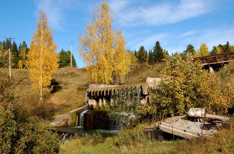 фото "Старая плотинка" метки: пейзаж, осень