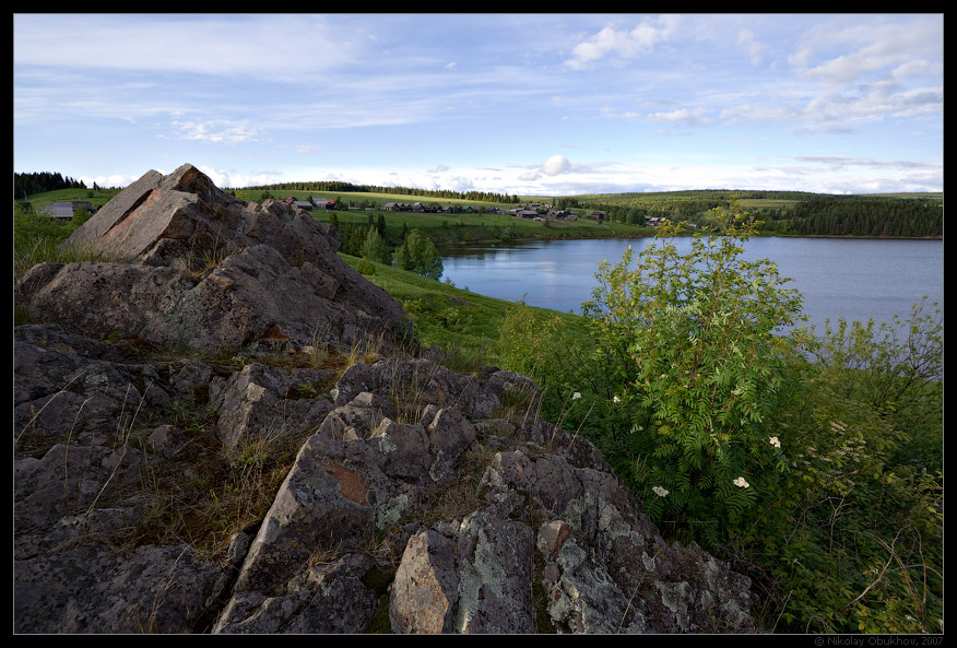 фото "Деревенька / 0171_0089" метки: пейзаж, лето, скалы