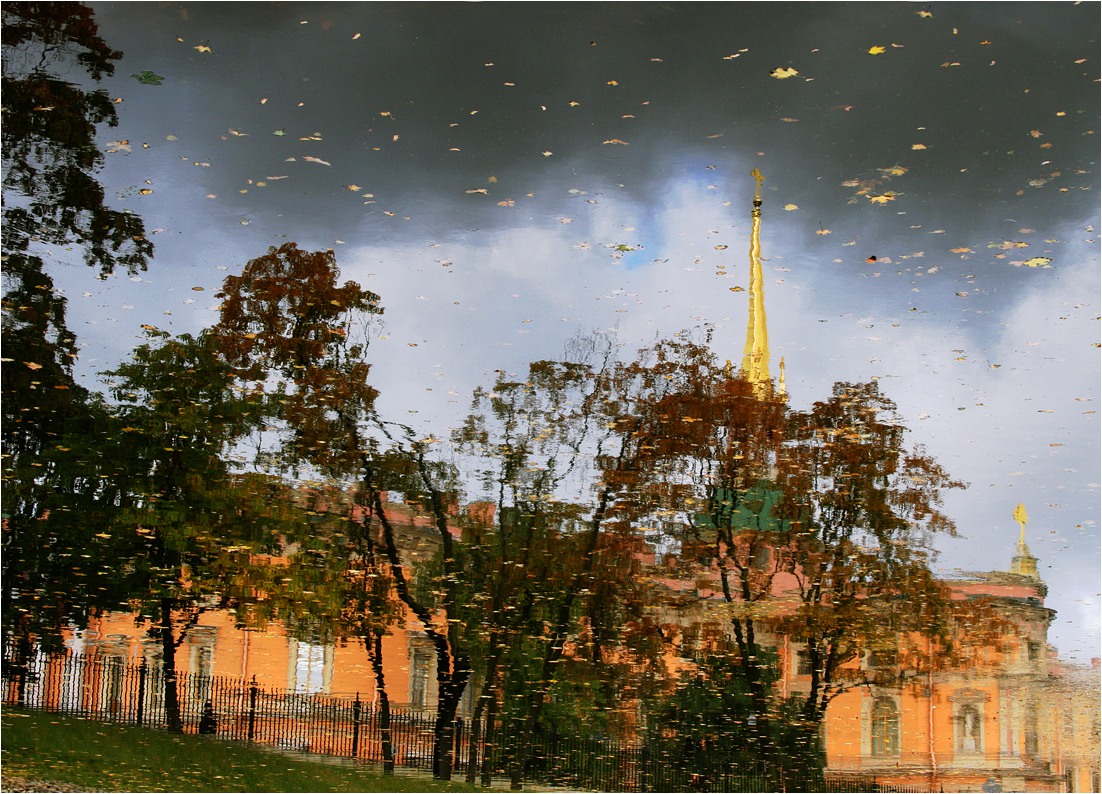 photo "Leaf fall" tags: landscape, city, autumn