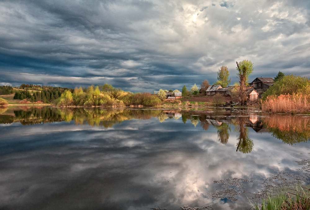 фото "Тревожные отражения" метки: пейзаж, лето