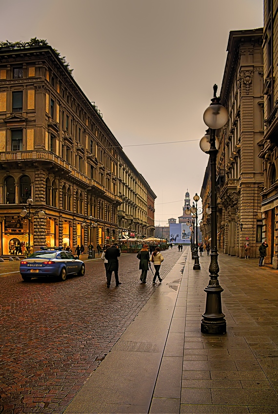 фото "Вечерний Милан" метки: путешествия, Европа