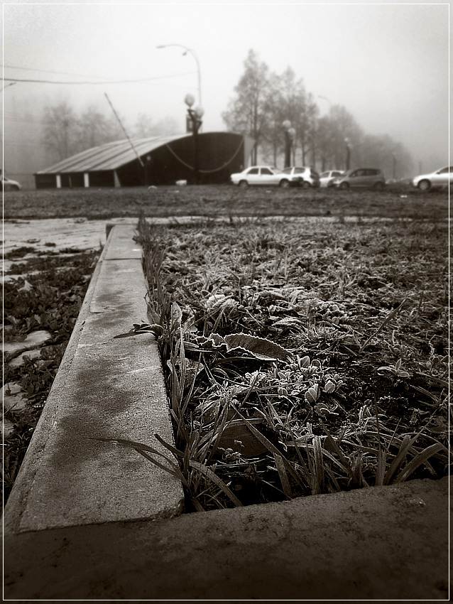 фото "первый иней" метки: город, пейзаж, осень