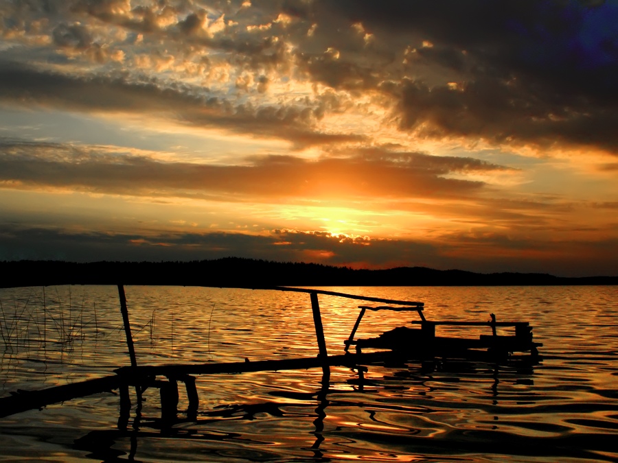 photo "***" tags: landscape, sunset, water