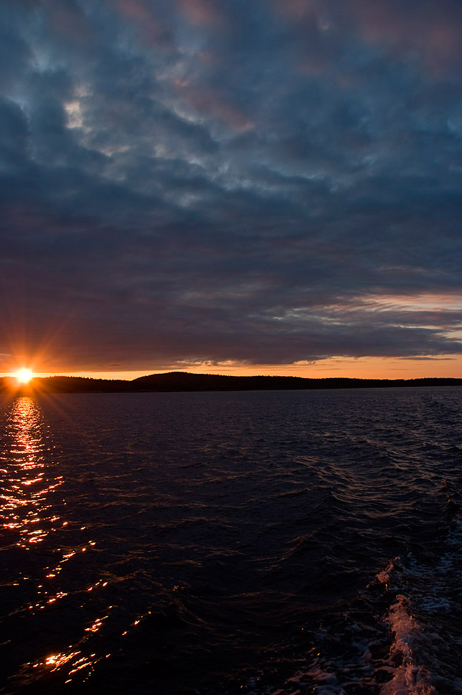 photo "Umba's sight" tags: landscape, sunset, water