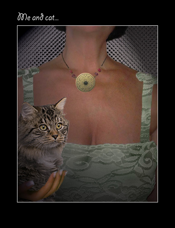 photo "Me and the cat..." tags: PF life, portrait, 