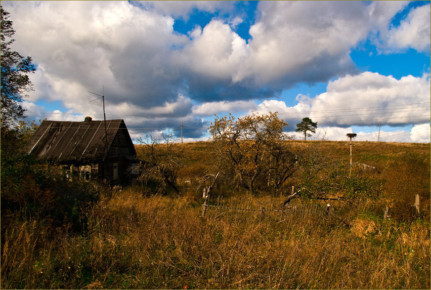 фото "Избушка на косогоре" метки: пейзаж, 