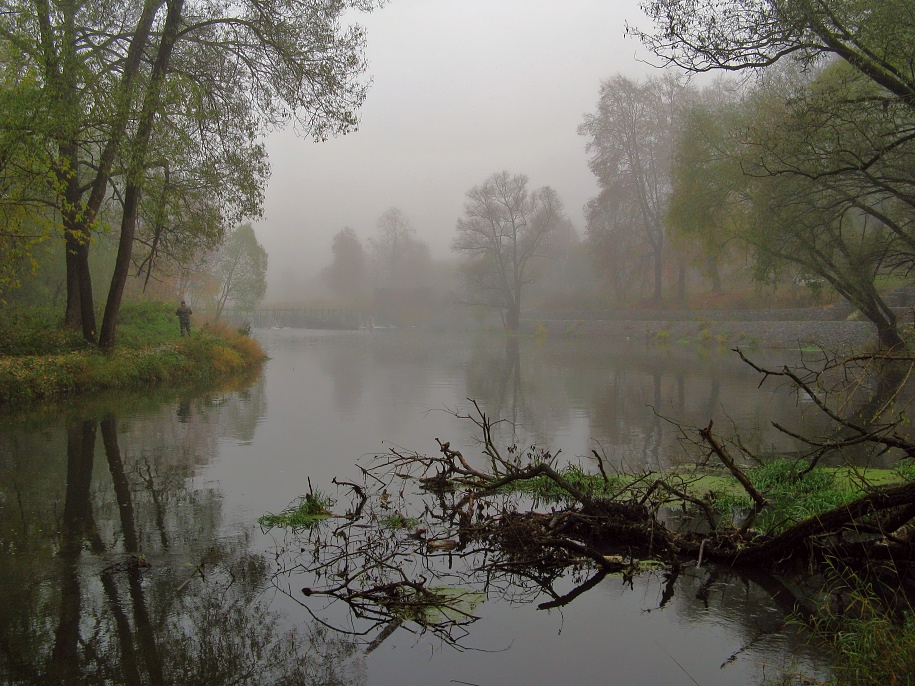 photo "October fishing" tags: landscape, autumn, water