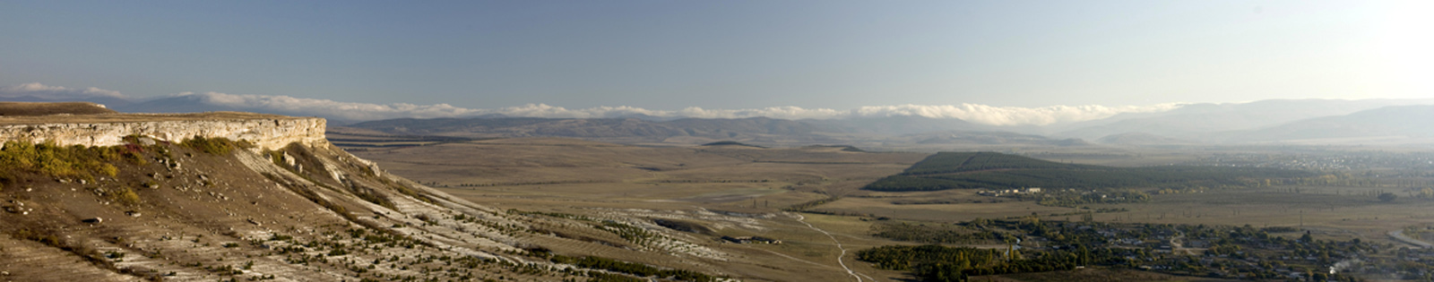 photo "Crimea. Belogorskij area. View from Mount Ak-Kaya" tags: panoramic, landscape, mountains