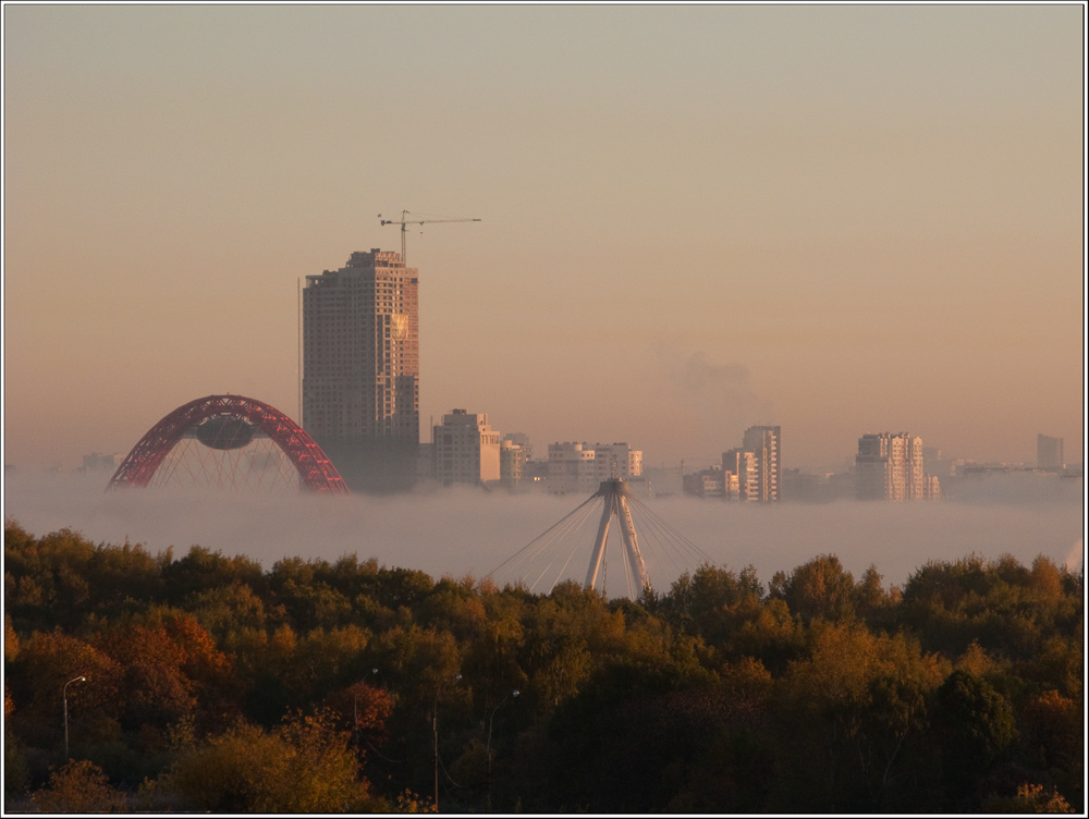 фото "Туманом окутанные" метки: архитектура, пейзаж, осень