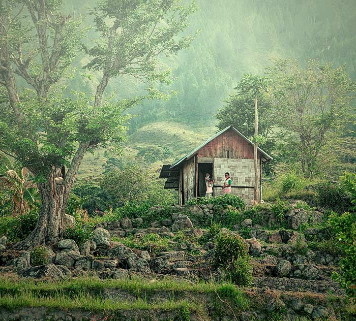 photo "hut on the hill" tags: landscape, mountains