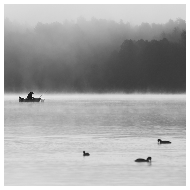 photo "Fisherman" tags: black&white, 