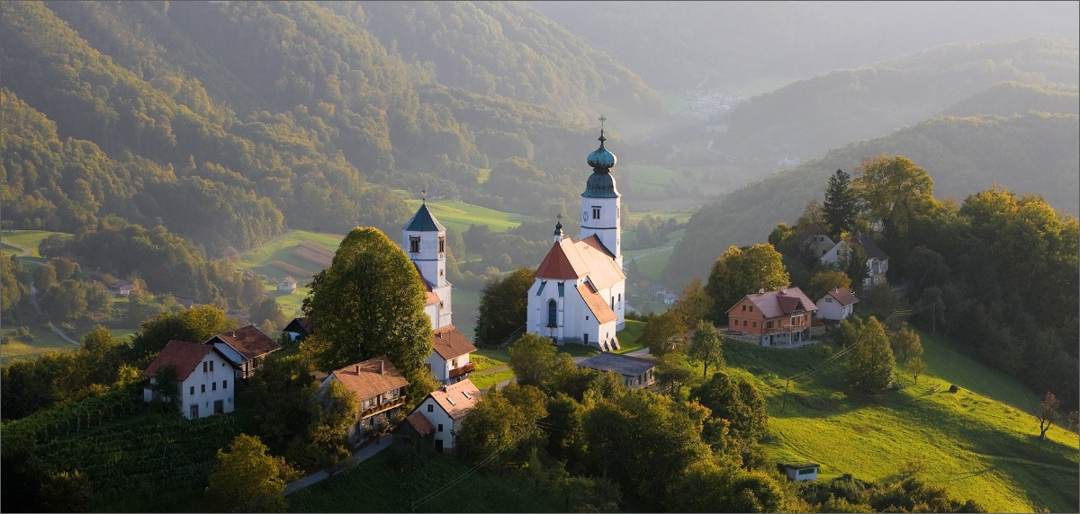 photo "Evening Bells" tags: landscape, sunset