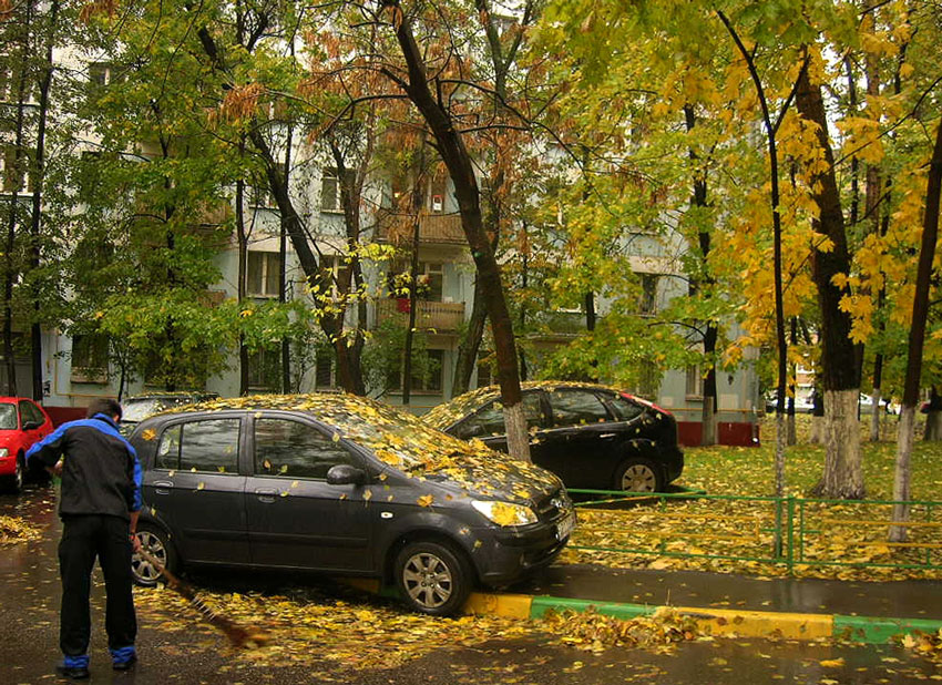 фото "Осень в московских дворах" метки: город, 