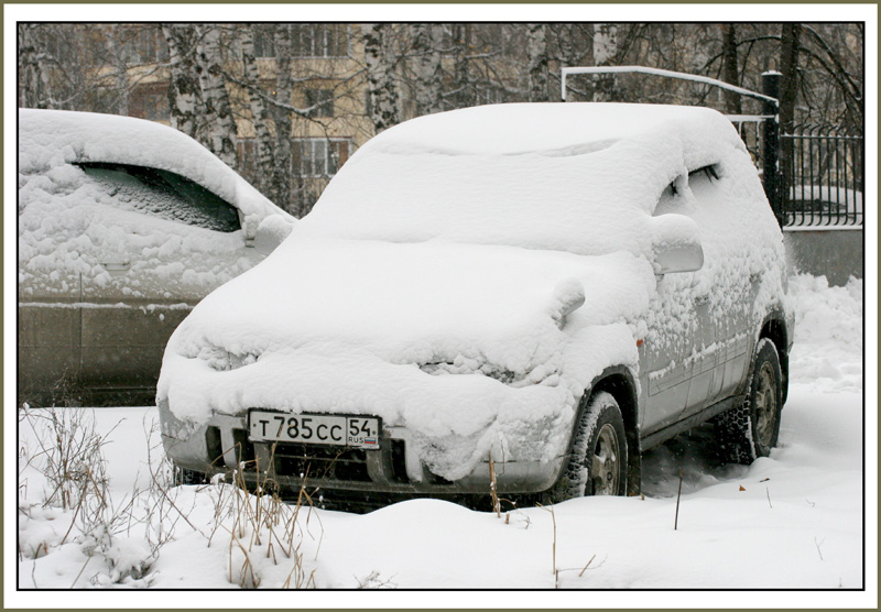 фото "Однажды в Сибири. Утро 25 октября 2009г" метки: пейзаж, зима