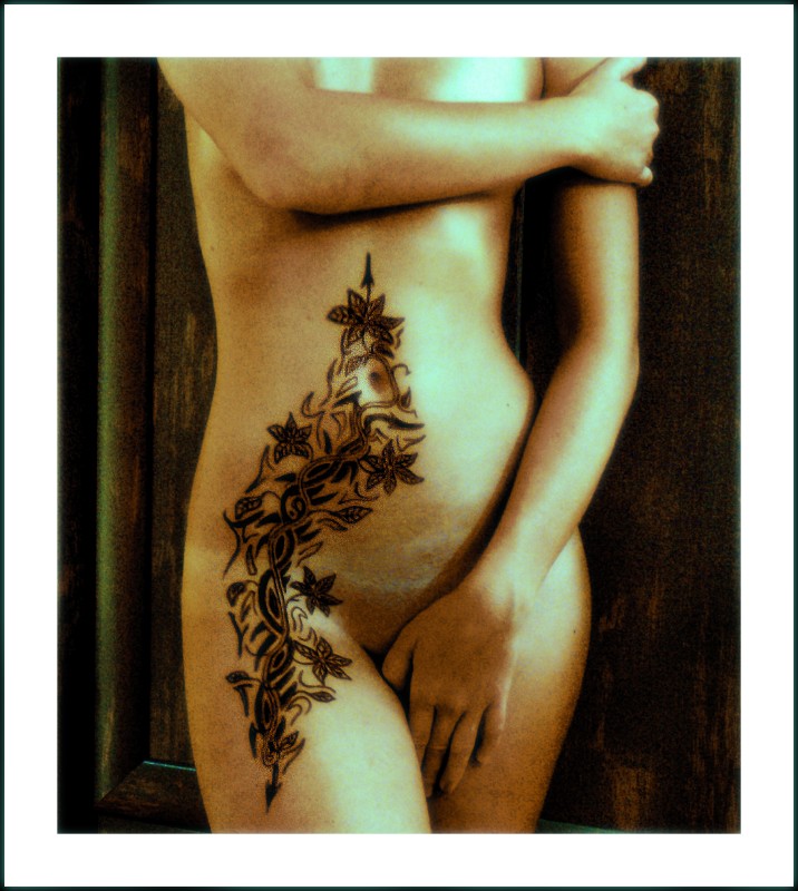 photo "flowers" tags: nude, 