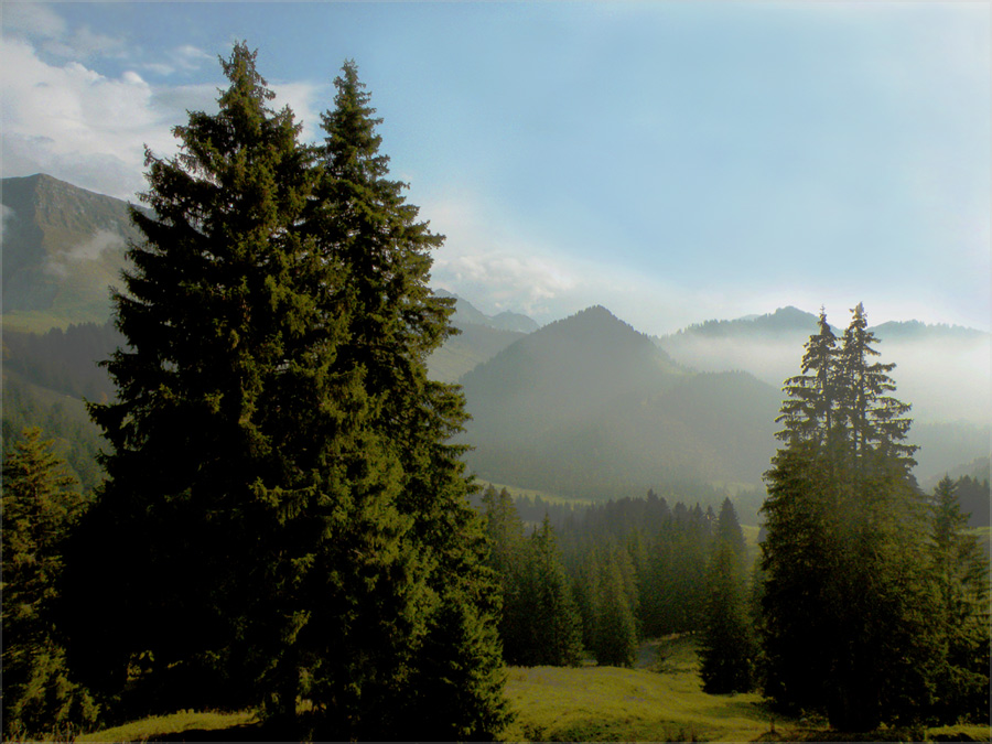 photo "Landscape from Switzerland" tags: landscape, mountains