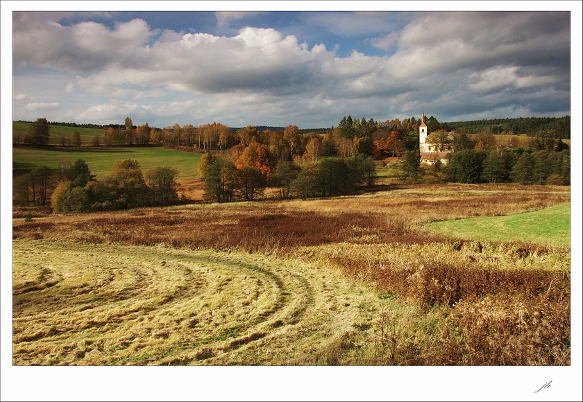 photo "the village" tags: landscape, forest