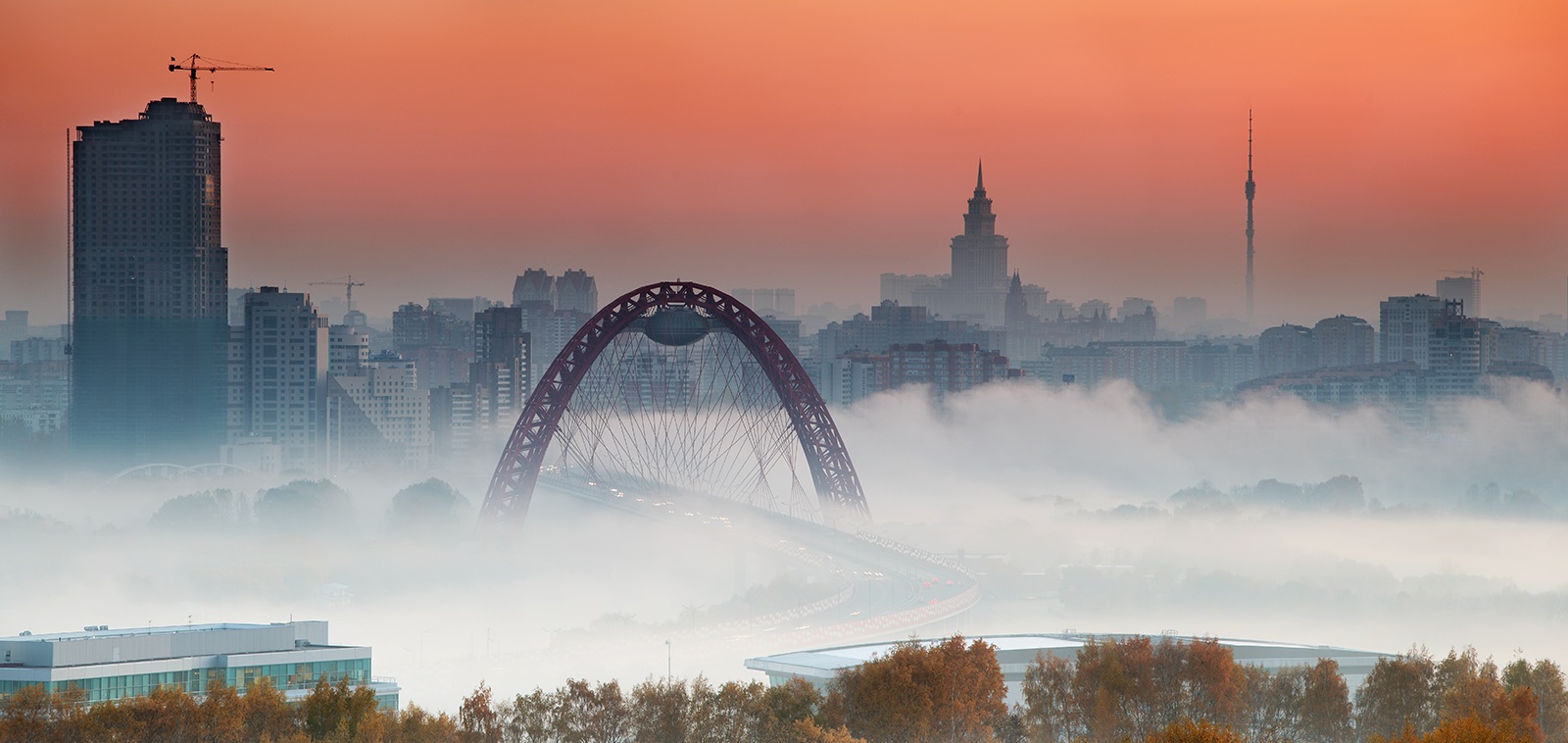 photo "The Fairy Tale Bridge" tags: landscape, architecture, sunset