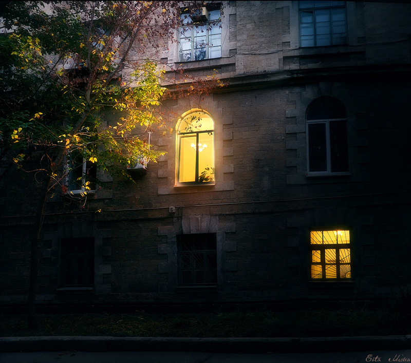 фото "Окна" метки: архитектура, пейзаж, ночь