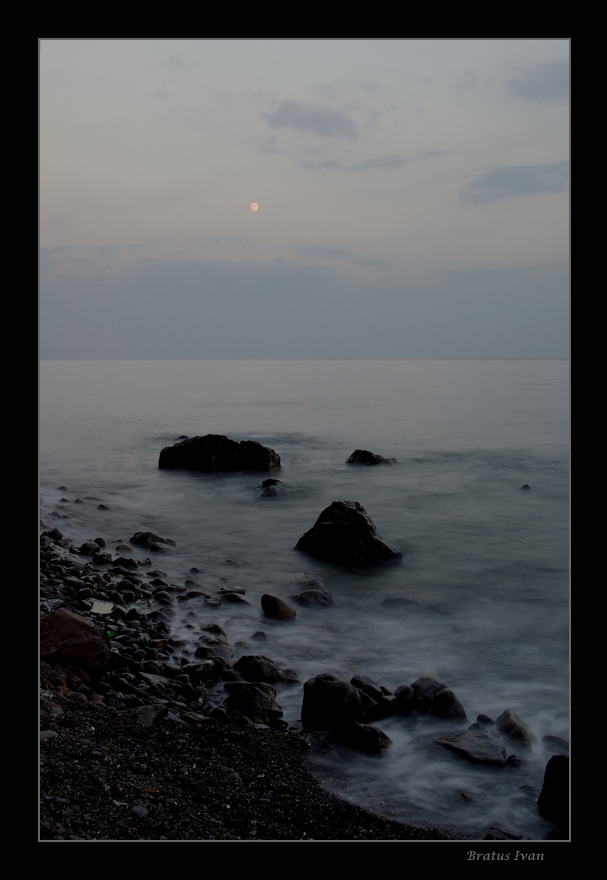 photo "Evening near the sea" tags: landscape, water