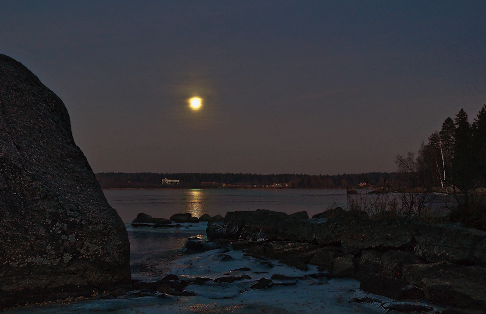 photo "***" tags: landscape, night, water