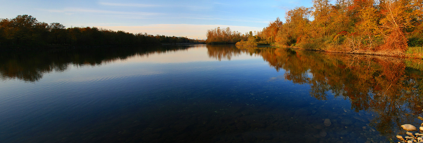 photo "fall along the river #2" tags: landscape, panoramic, water