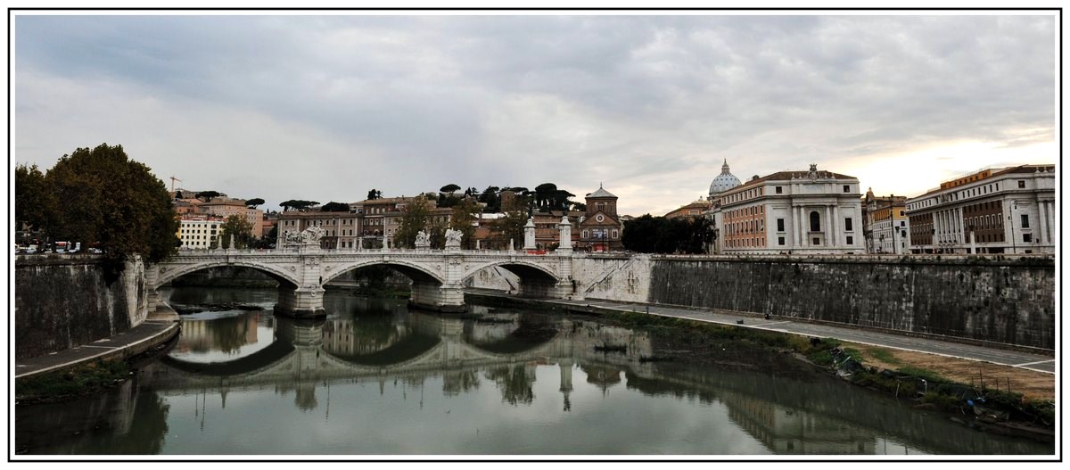 фото "Ponte Vittorio Emanuele II" метки: путешествия, Европа