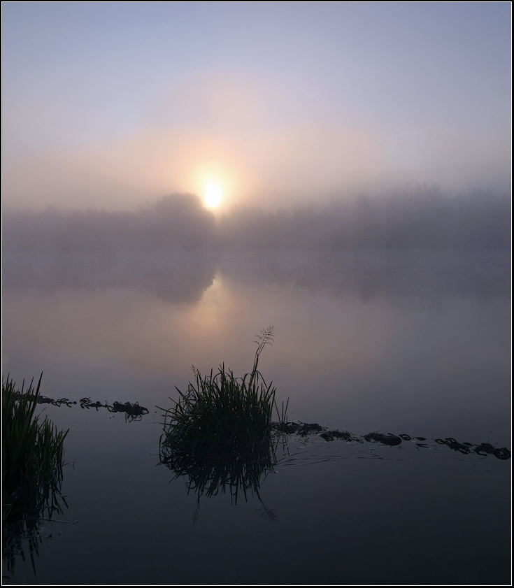 photo "Misty Dawn" tags: landscape, sunset, water