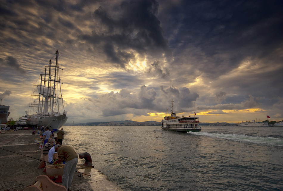 фото "morning ship" метки: пейзаж, закат