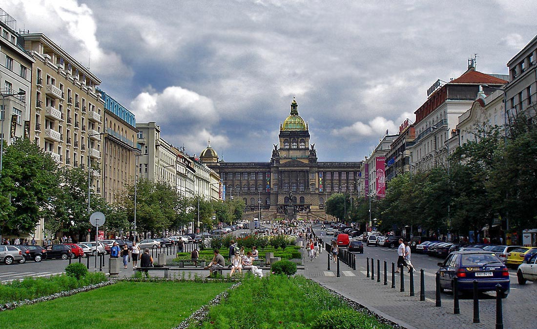 photo "Wenceslas Square." tags: architecture, travel, landscape, Europe