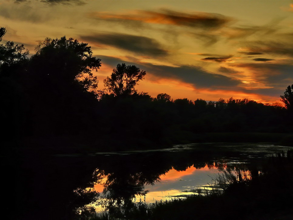 фото "Сумерки" метки: пейзаж, вода, закат