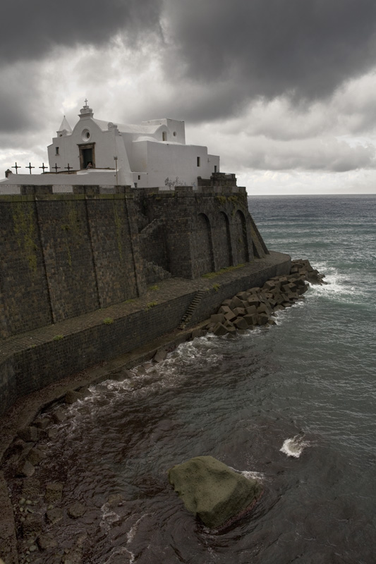 photo "Church of St Maria del Soccorso" tags: architecture, landscape, water